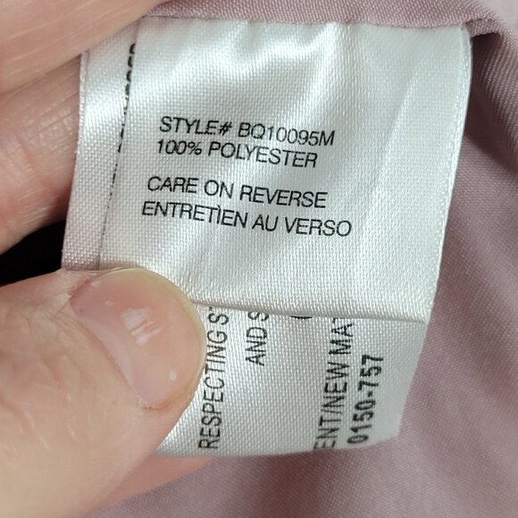 Conradc Women Pink Sleeveless Full Zip Up Studded Detailing Quilted Vest Size 6 - Picture 10 of 13